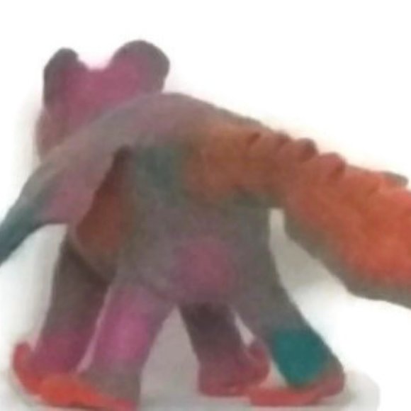 NEW ~ Felt Dinosaur Handmade in Nepal 34cm x 10cm and 110grams. - Picture 10 of 11
